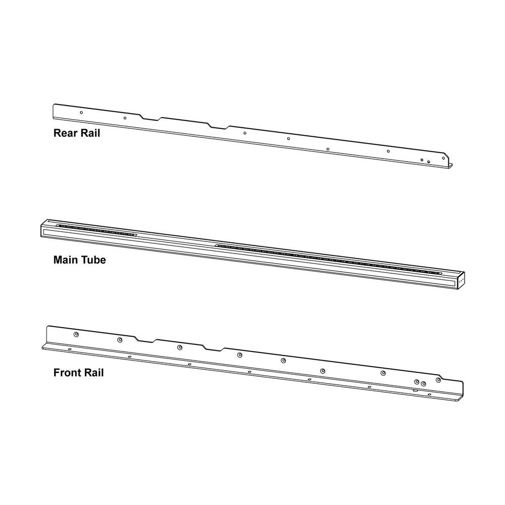 Industrial Series 36' Ext Rail Assembly